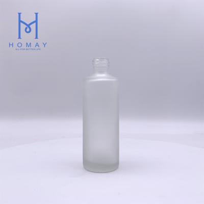 China Hot Selling Philippines 100ml Personal Care Glass Bottle Frosted Glass Pump Bottle For Perfume for sale