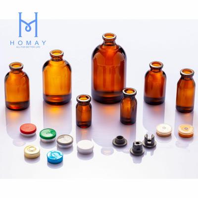 China Wholesale Hot Selling Liquid Packing Bottle Attractive Price 50ml Molded Injection Vials For Antibiotics USP Type I for sale