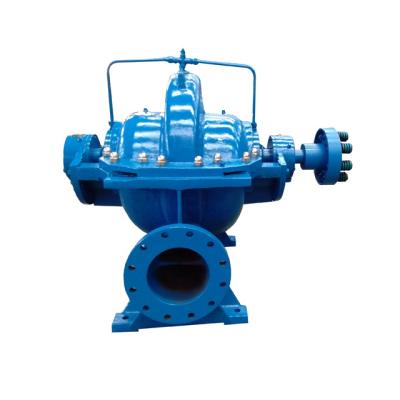 China Horizontal Split Case Raw Water Intake Double Suction Centrifugal Pump With Motors And Motors for sale