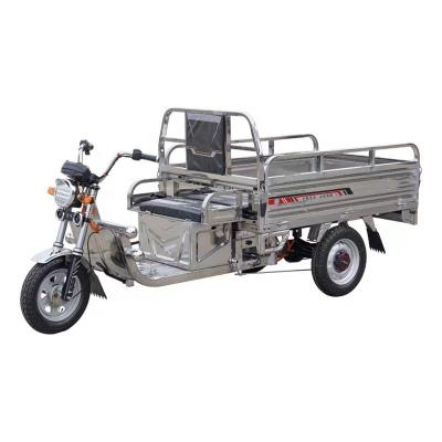 China Cargo China CE Tested Stainless Steel Electric Cargo Tricycle With Emptying Cabin for sale