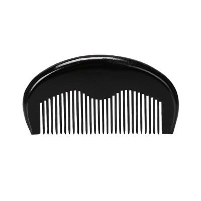 China Beard Grooming Hot Sale Fine Teeth Anti Static Comb Man Wooden Beard Brush And Comb for sale