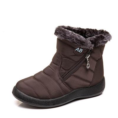 China Fashion Trend Factory Price New Comfortable Winter Keep Warm Red Women Snow Boots for sale