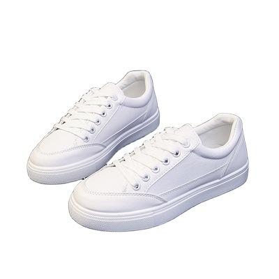 China 2021new fashion trend summer fine quality casual sneakers fashion white leather women's sport shoes for sale