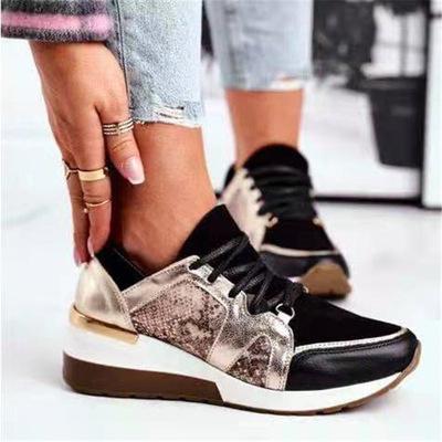 China Wholesale Fashion Trend Ladies Walking No Slip Comfortable Sports Shoes Color Women's Casual Shoes for sale