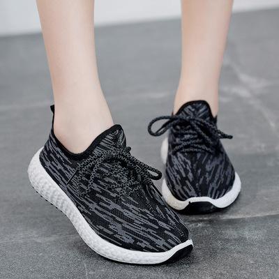 China Fashion Trend Good Quality Ladies Non-slip And Wear-resistant Mesh Sports Shoes Pink Women Sneakers for sale