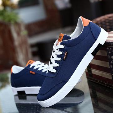 China Latest Fashion Trend Breathable Canvas Sneakers Wholesale Suppliers Fashion Casual Mens Sports Running Shoes for sale