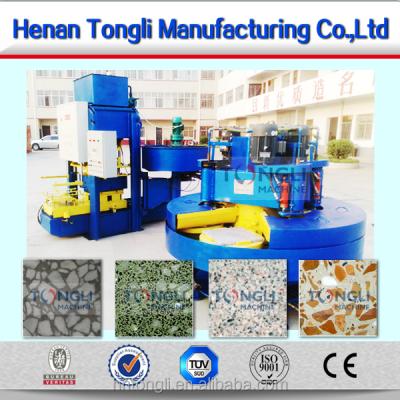 China Outdoor Floor Terrazzo Tile Machine , Floor Tile Making Machine Price With 3 Patterns for sale