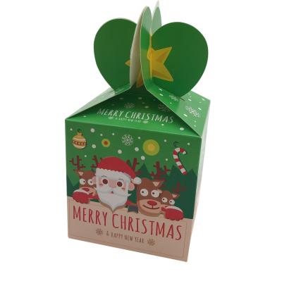 China New Design Recyclable Wholesale Christmas Gift Paper Packaging Box for sale