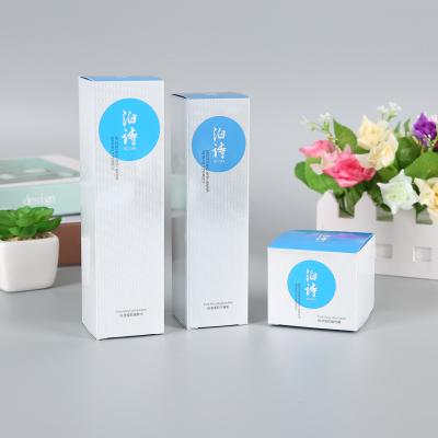 China Manufacturing Recyclable Custom Printing Paper Packaging Cosmetic Face Water Box for sale