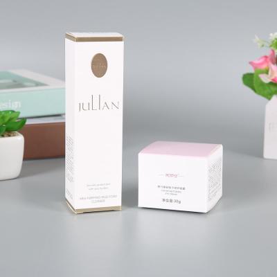 China Recyclable High Quality Luxus Printing Makeup Face Cream Cosmetic Box for sale