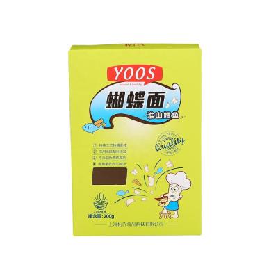 China Recyclable High Quality Luxury Custom Folding Baby Food Noodle Packaging Box for sale