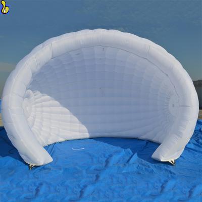 China Advertising Exhibition Luna Tent Portable Inflatable White Inflatable Tent For Trade Show for sale