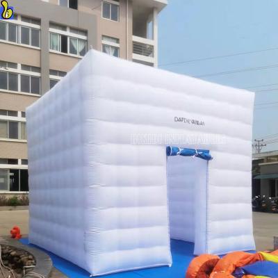 China Advertising Hot Selling Inflatable Night Club Tent For Party , Inflatable White Booth Tent for sale