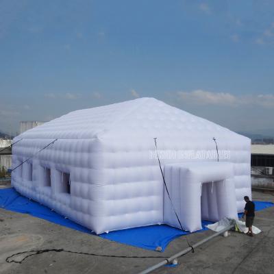 China Advertising giant outdoor event inflatable marquee tent for sale, huge inflatable white tent for party for sale