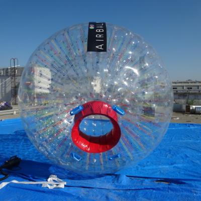 China Toy Good Price PVC Zorbing Inflatable Slant Ball for sale