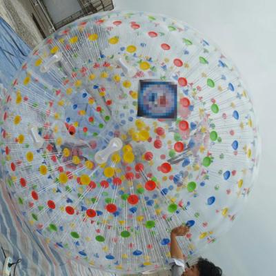 China Toy Cheap Giant Inflatable PVC Land Zorb Ball, Human Hamster Roll Ball for sale