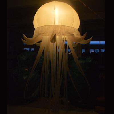 China 210T Taffeta Ripstop Oxford Nylon 3.3m High Hanging Inflatable LED Jellyfish, Lighting Jellyfish Balloon For Party C2008 for sale