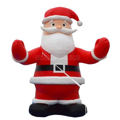 China PVC Tarpaulin 20ft Christmas Inflatable Santa For Christmas Advertising for sale