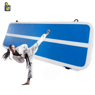 China Gymnastics Customized Inflatable Air Tumble Track Gymnastic Air Floor D6031 for sale