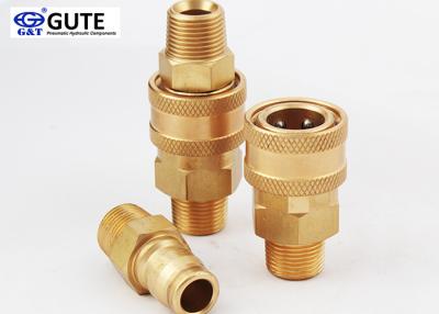 China Straight Through Brass Quick Coupler , 3/4