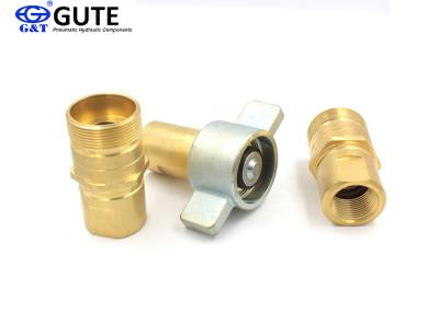 China Brass 1 Inch Threaded Female Coupling GT-L2 20.7 Mpa Interchange With Parker 6100 for sale