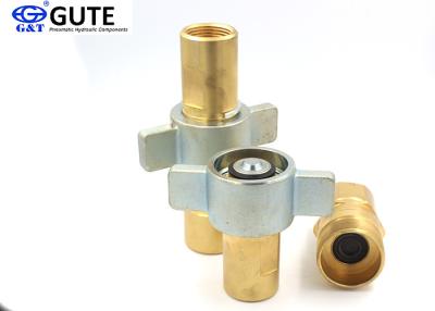 China Interchangeable Brass Quick Connect Fittings Standard Dimension Thread - To - Connect for sale