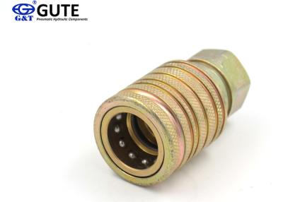 China Push And Pull Type Brass Quick Disconnect GT-CT Interchange With Parker 4250 Series for sale