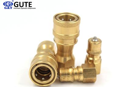 China Iso Standard Hydraulic Quick Coupler / 7 Mpa 1/4 Inch Straight Through Quick Connect for sale