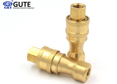 China Durable KZD Series Brass Quick Coupler 1/2 Inch Preventing Uncoupled Leakage for sale