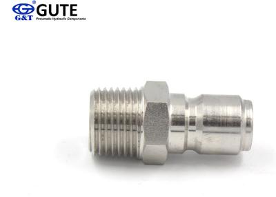 China Stainless Steel Straight Through Coupler GT-K1-08 1 Inch For High Pressure Water for sale