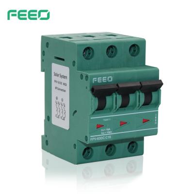 China B FPV-63 IEC60947 16 20 32 40 50 63 Amp 63a 1 2 3 4 Pole Miniature Circuit Breaker DC MCB for sale