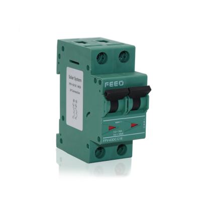 China 32A 2 Phase Solar Powered Mini Circuit Breaker DC MCB 6kA/10kA for sale