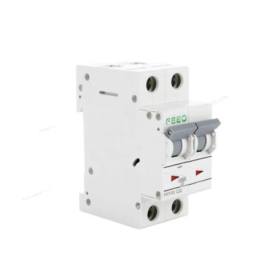 China High Quality Solar AC FE7 2P Mini Circuit Breaker 230/400V 6kA/10kA from FEEO for sale