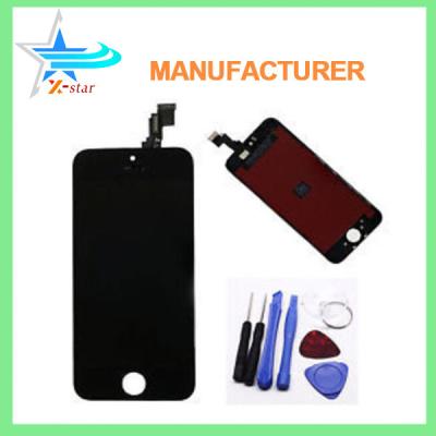 China for iPhone 5S Front Replacement Part Lcd Glass Tools Kit Screen Repair Black for sale