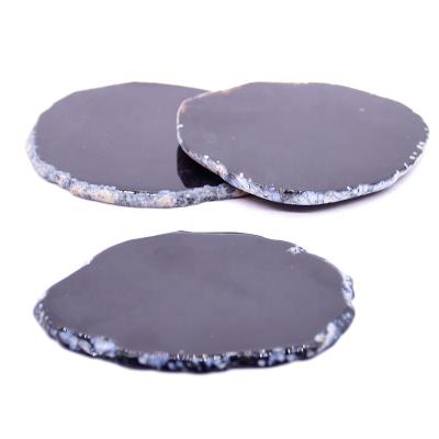 China Wholesale High Quality Natural Crystal Geode Slice Polished Carved Europe Agate Slices Geode Slices for sale