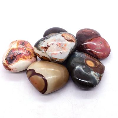 中国 Africa Hot Sale Natural Agate Quartz Crystal Carving Heart Polished Crystal Heart Beautiful 販売のため