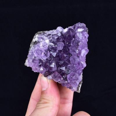 中国 High Quality Natural Quartz Gemstone Europe Minerals Crystal Stones Black Rough Raw Amethyst Cluster 販売のため