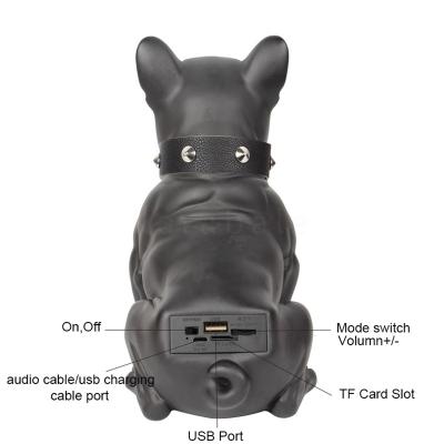 Chine Outdoor Dog AUX. Wireless USB Tooth Blue Bulldog Speaker Portable Stereo Super Bass Full SubwooferM10 BF-BTM10 à vendre