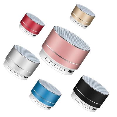 China No Metal A10 Mini Outdoor Wireless Speaker Small Color Circle Hot Selling Portable Wireless Speaker à venda