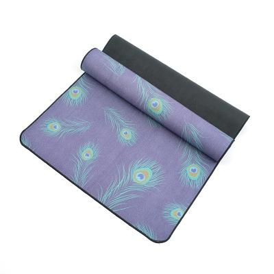 China Fitness & Yoga Exercises Best Quality Custom Printed Yoga Mat Machine Natural Rubber Washable Yoga Mat for sale