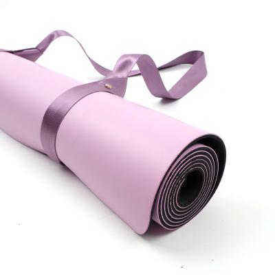 China Fitness & Yoga Exercises Eco - Friendly , Luxurious , Non Slip Exercise PU Rubber Yoga Mat Manufacturer for sale