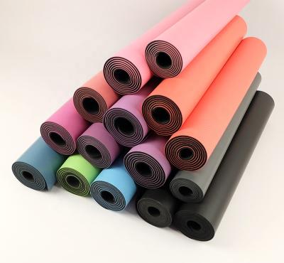 China Fitness & Hot Yoga Mat Exercise Fitness PU Pilates Non-Slip Yoga Exercise Mat Eco-Friendly Anti-Tear Yoga Mat in Home and Gym for sale