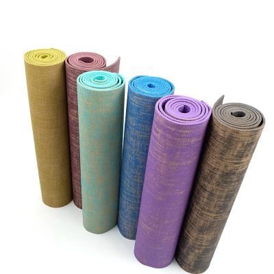 China Fitness & Low MOQ High Quality PVC Yoga Mat Eco-Friendly Yoga Custom Logo Non Slip Yoga Mats for sale