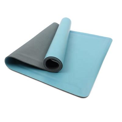 China Fitness & Yoga Exercises High Level Market Custom Color LOGO Exercise Fitness Sweat Absorb Self Rolling PU Band Yoga Mat for sale