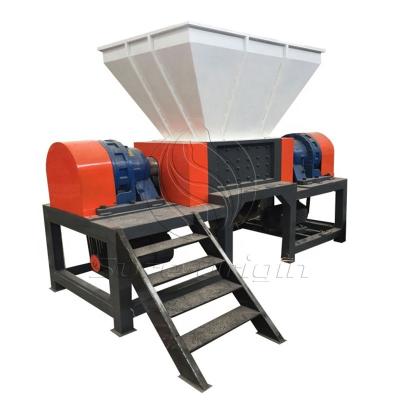 China Reliable Double Shaft Waste E-Waste Wood Pallet Tire Plastic Rubber Recycling Shredder And Crusher Machine for sale