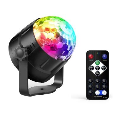 China Modern Led Colorful Projection Lamp Crystal Ball Rotating Lamp Party Stage DJ Disco Festival Atmosphere Lamp for sale