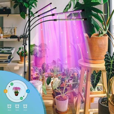 China Indoor greenhouse greenhouse full timming height home agricultural foldable adjustable spectrum tripod led grow light/plant lamp for sale