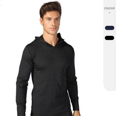 China Wholesale Breathable Outdoor Vacuum Pulser Tops Logo Men's Quick Dry Breathable Custom Workout Clothing Running Sports Hoodies For for sale