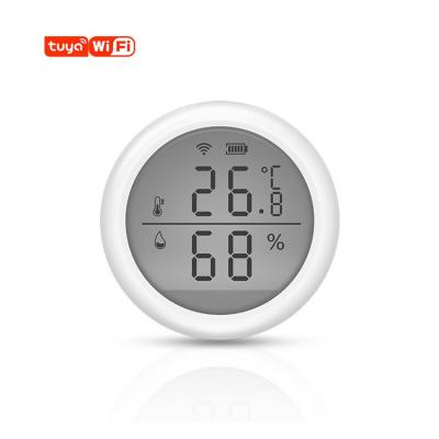 China Tuya App Wifi Thermometer Smart Home Humidity Detector Works with Amazon Alexa Google Assistant RY-THS01F for sale