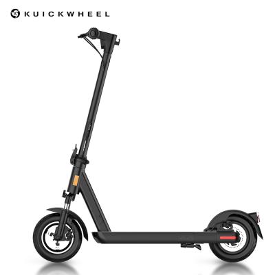 China Kuickwheel Unisex High End Adult Folding Electric Kick Scooter Disc Brakes for sale